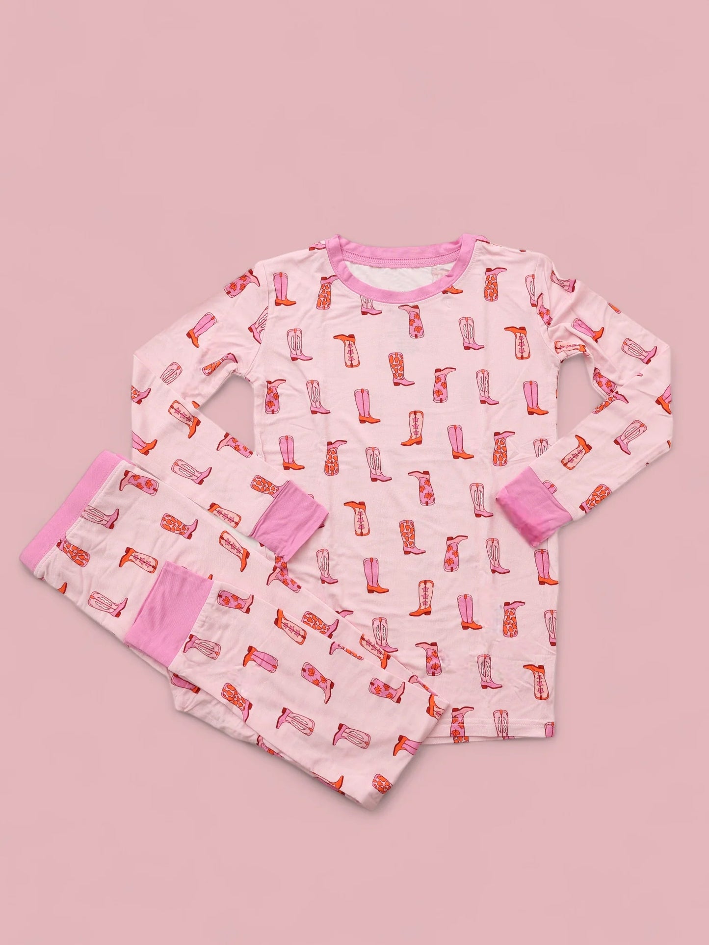 GLP1867 preorder western boots girl pajamas outfit 202408