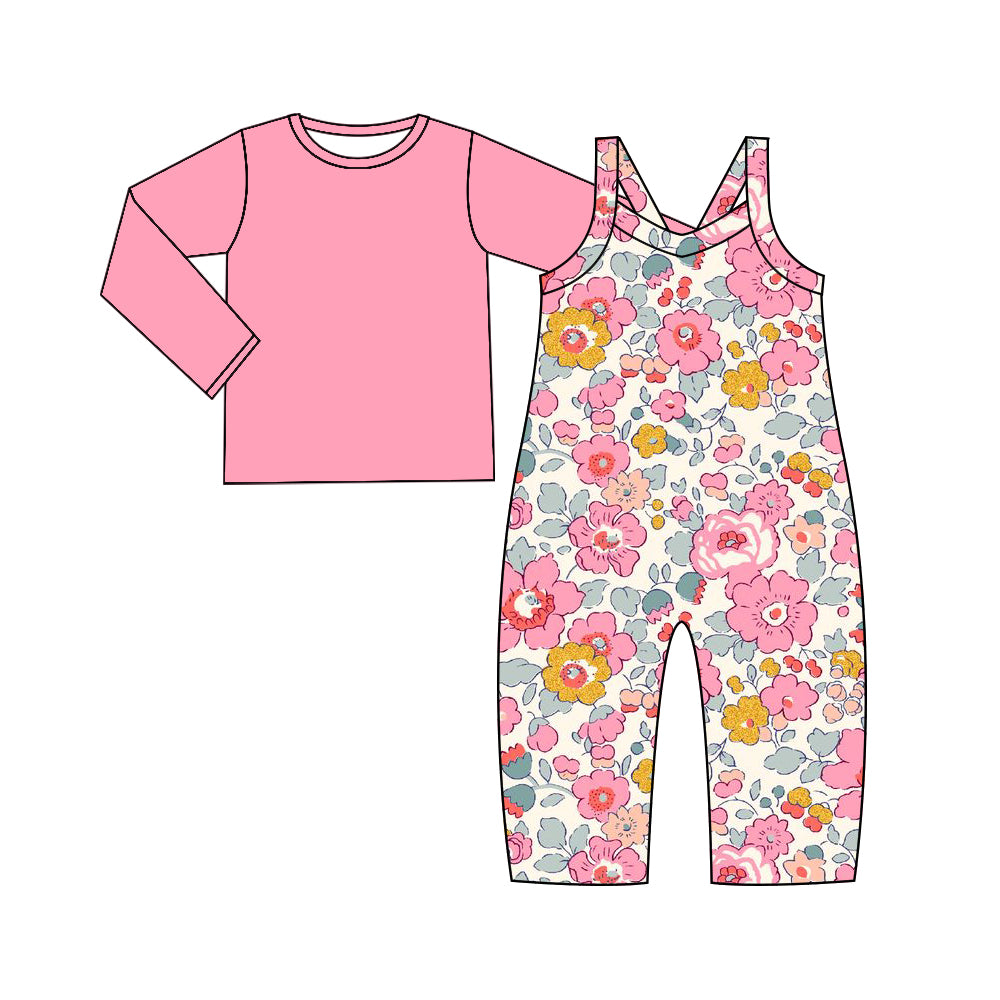 GLP2008 组合 preorder flower pants jumpsuit girl outfit 202409