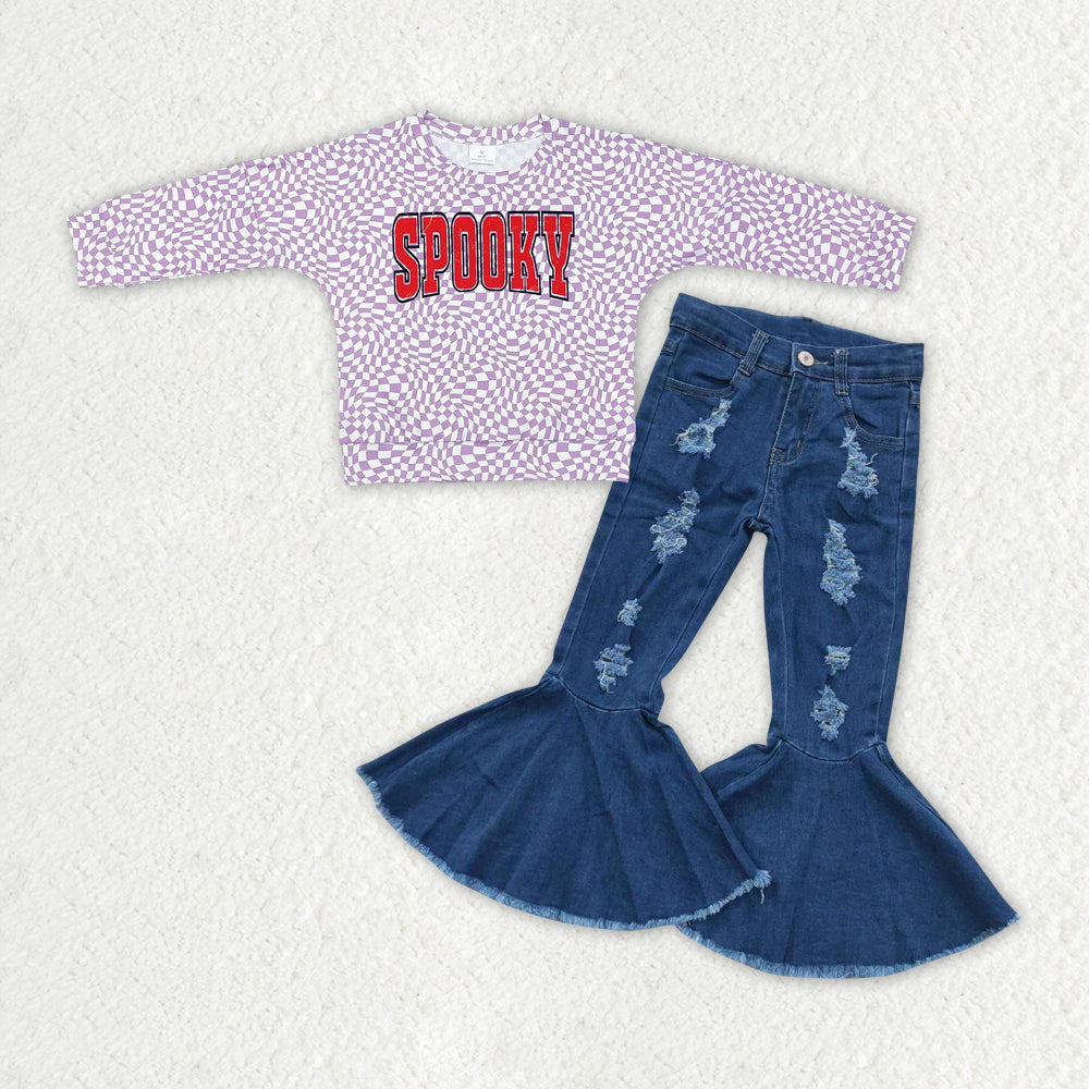 GLP2078组合 girl spooky denim jeans girl outfit RTS 202409 RTS