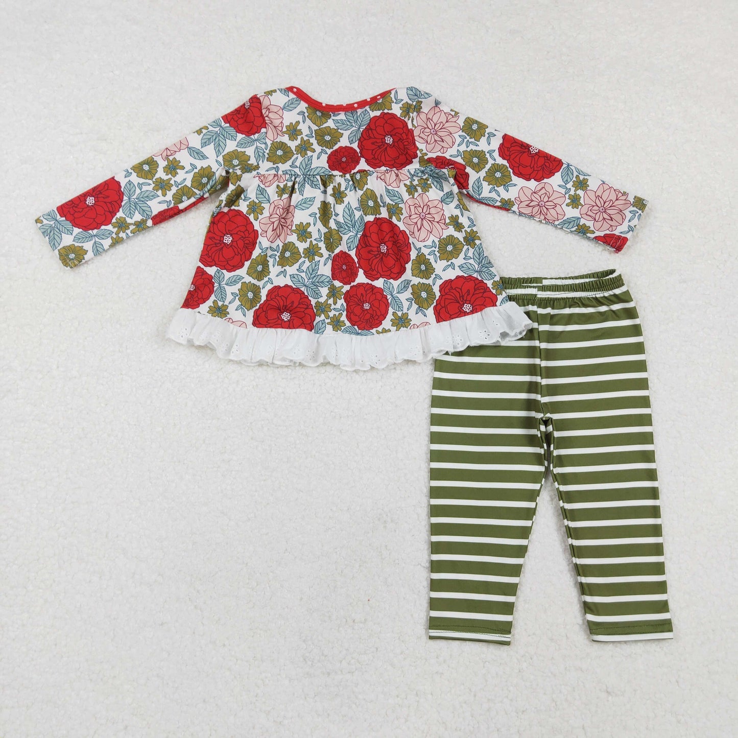 GLP2099 flowers sibling girl dress 202411 RTS