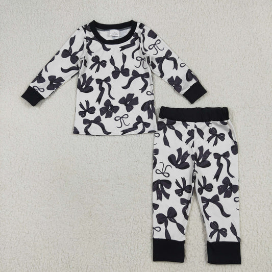 GLP2395 bow girl pajamas outfit 202506 RTS