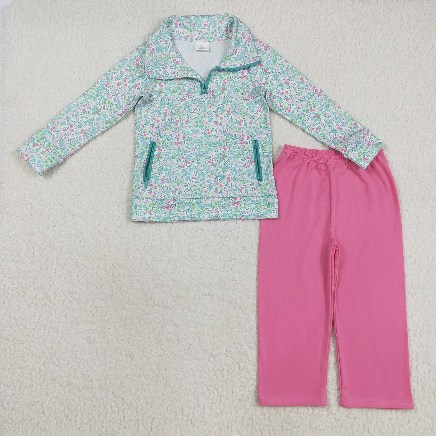 GLP2414 ZIPPER flower girl outfit 202508 RTS
