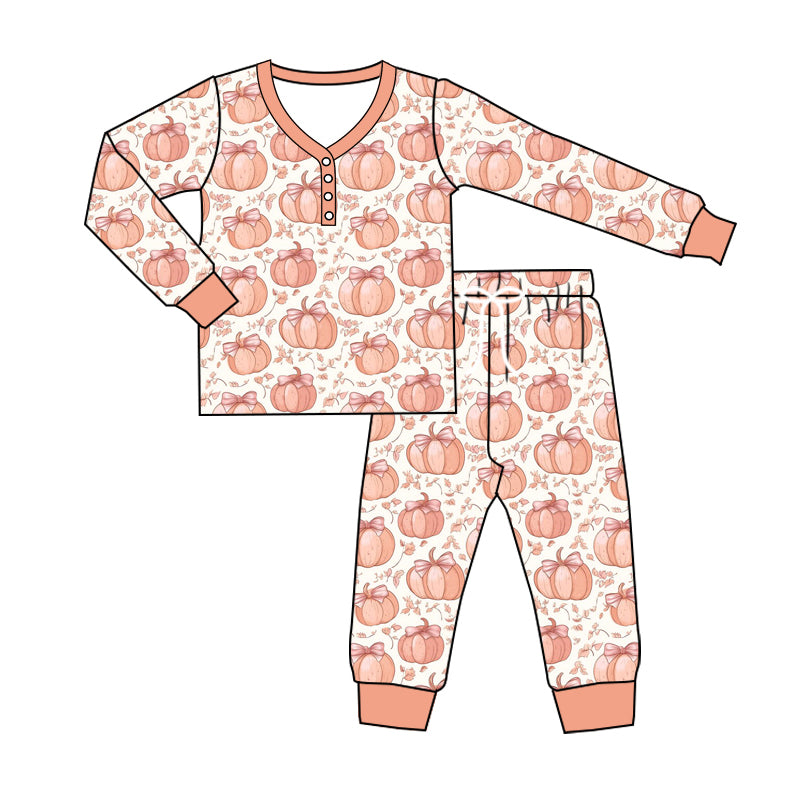 GLP2450 halloween pumpkin adult women pajamas 202506 preorder