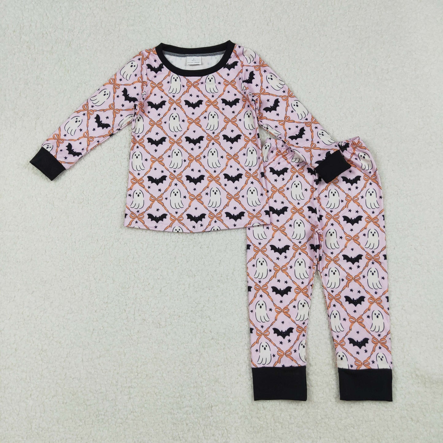 GLP2639 Boo Halloween western kids girl outfit 202509 RTS