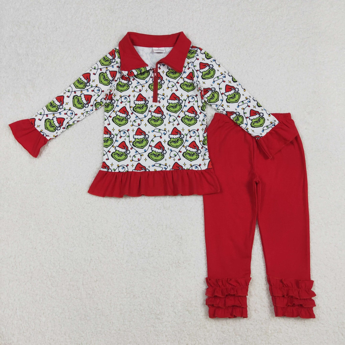 GLP2714 Grinch Christmas grinch girl outfit 202510 RTS