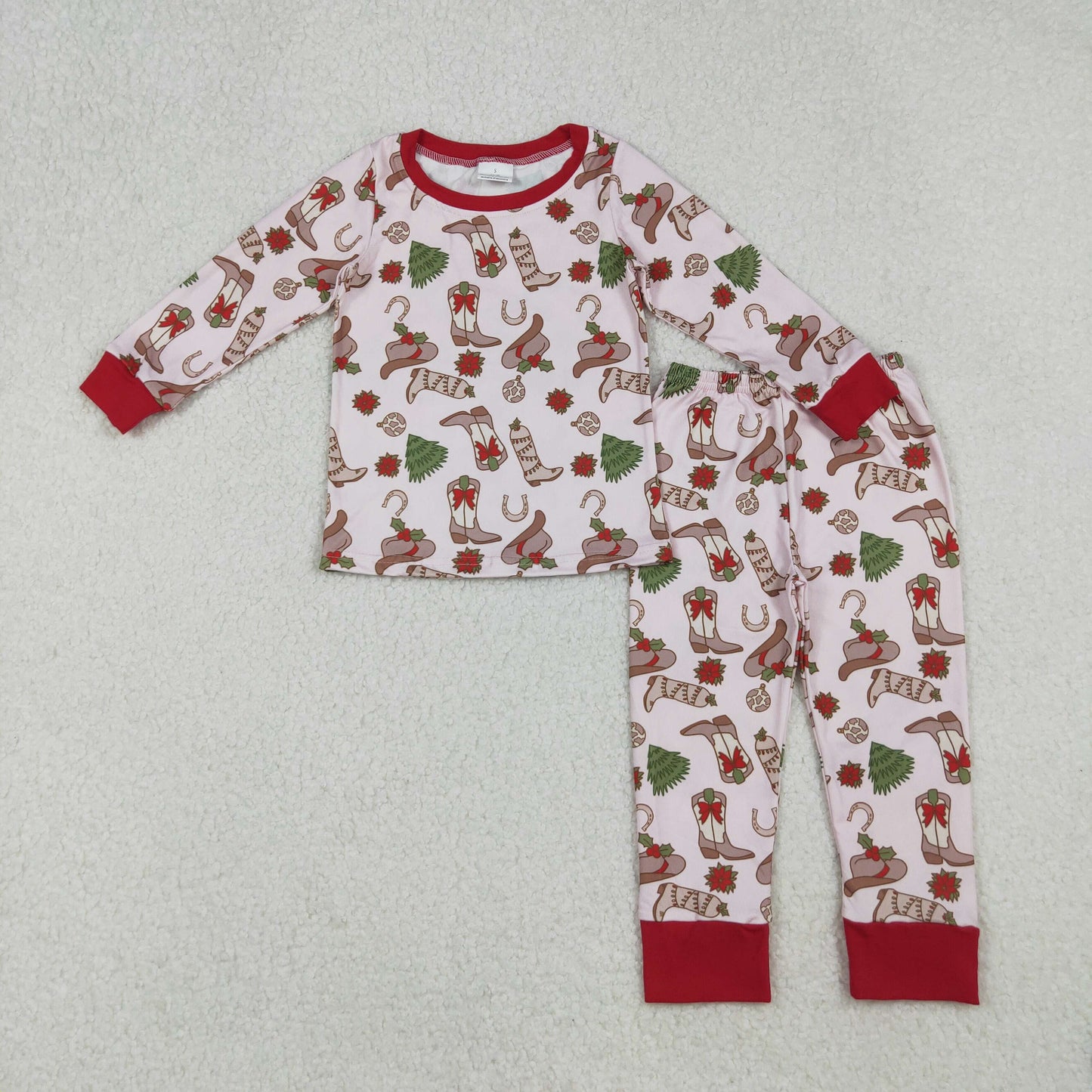 GLP2729 western boots football girl pajamas outfit 202509 RTS