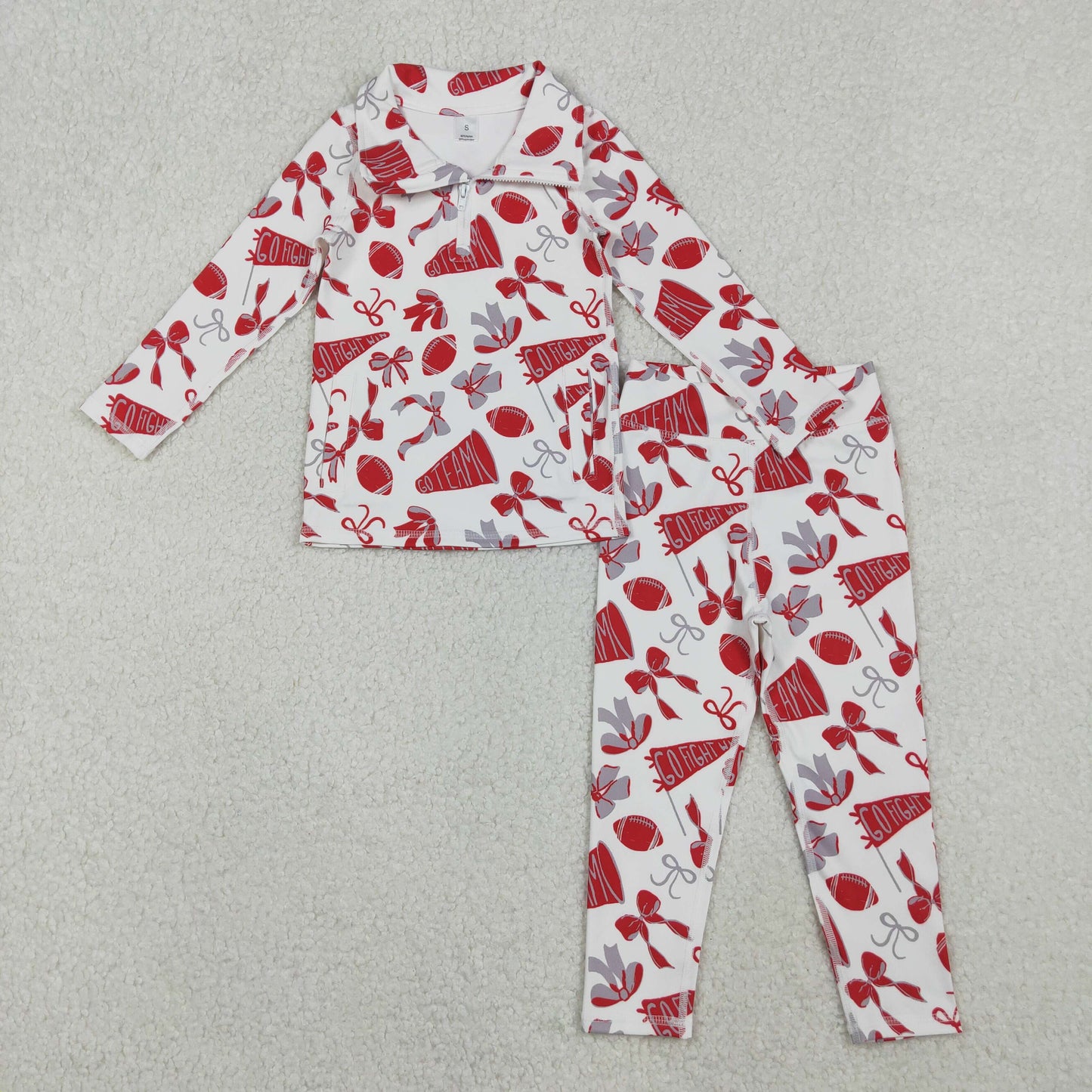 GLP2860 red Cheer go team girl outfit 202510 RTS