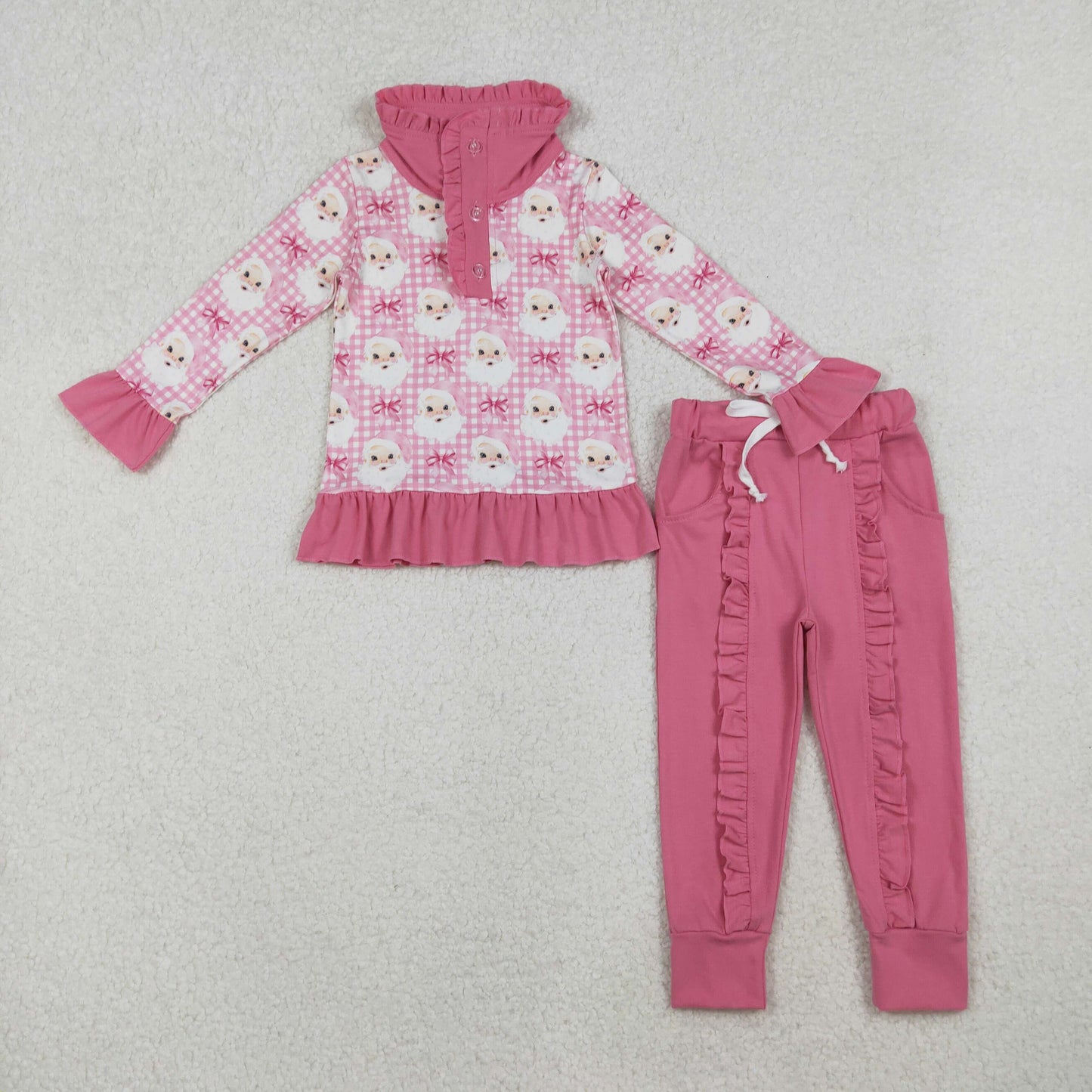 GLP2881-XS-3XL Christmas Santa pajamas girl outfit 202510 RTS
