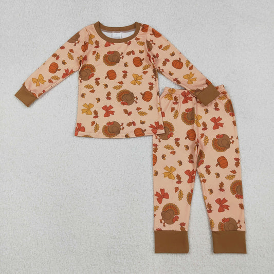 GLP2883-XS-3XL turkey  pajamas girl outfit 202509 RTS