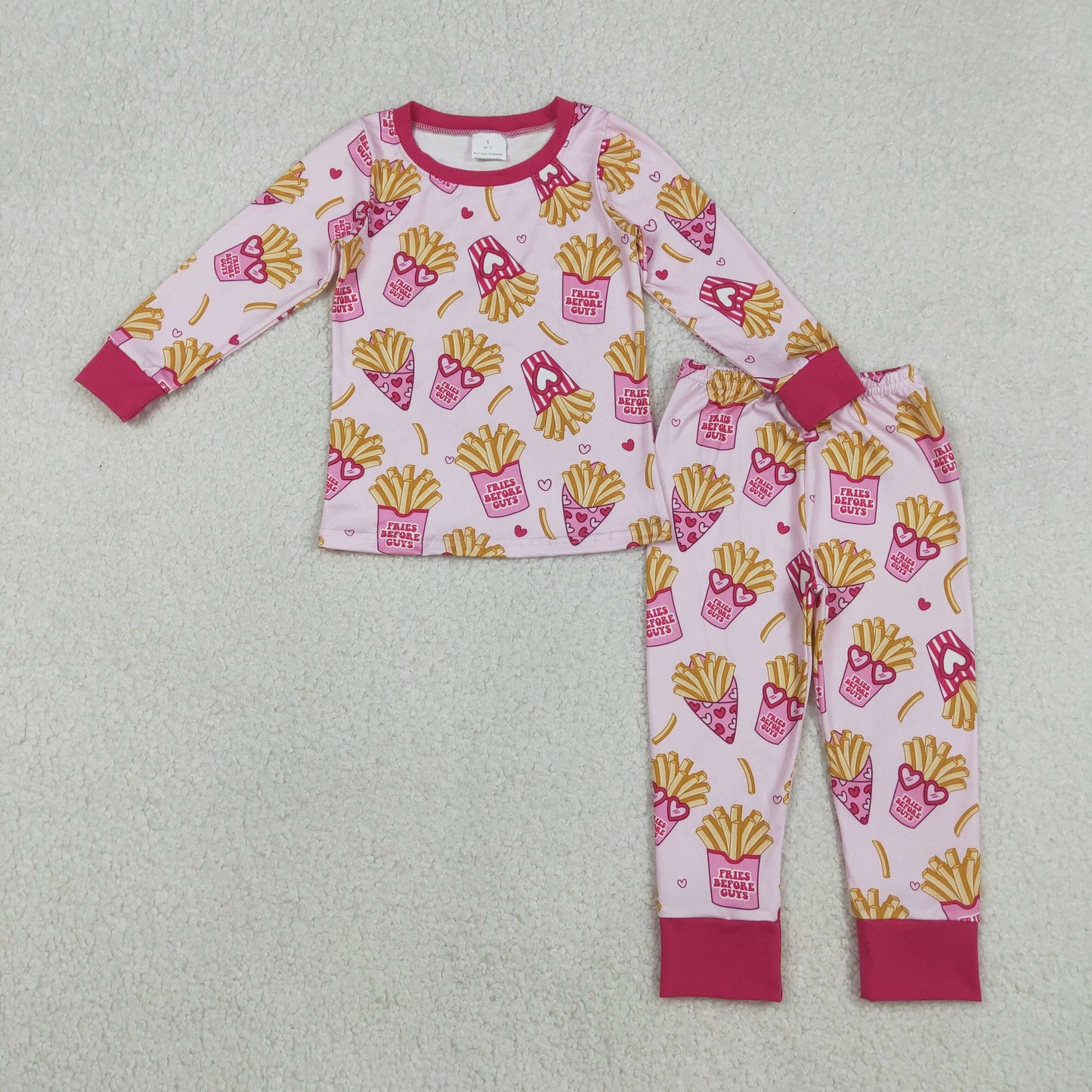 GLP3065 Fries pajamas girl outfit 202511 rts