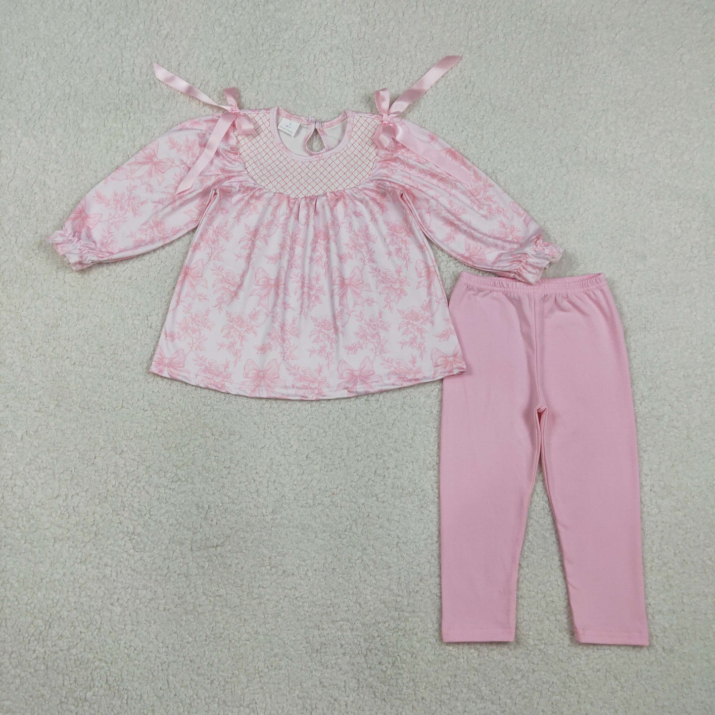 GLP3285-SMOCKED western girl outfit RTS 202601 RTS