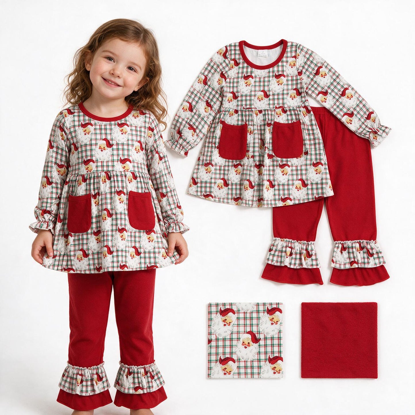 GLP3457 Christmas santa girl western girl outfit 202608 RTS