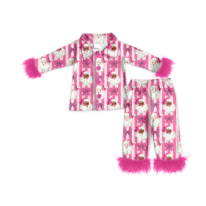 GLP3478 Christmas santa Long Sleeve Flared Loungewear girl outfit 202607 preorder