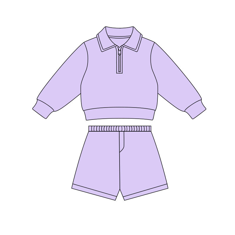 GLS0067 组合 Yoga purple girl summer skirt outfit 202510 preorder