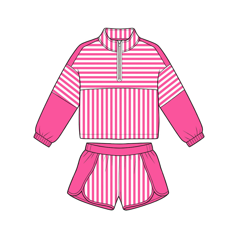GLS0106组合 Yoga pink girl summer skirt outfit 20 2619 preorder