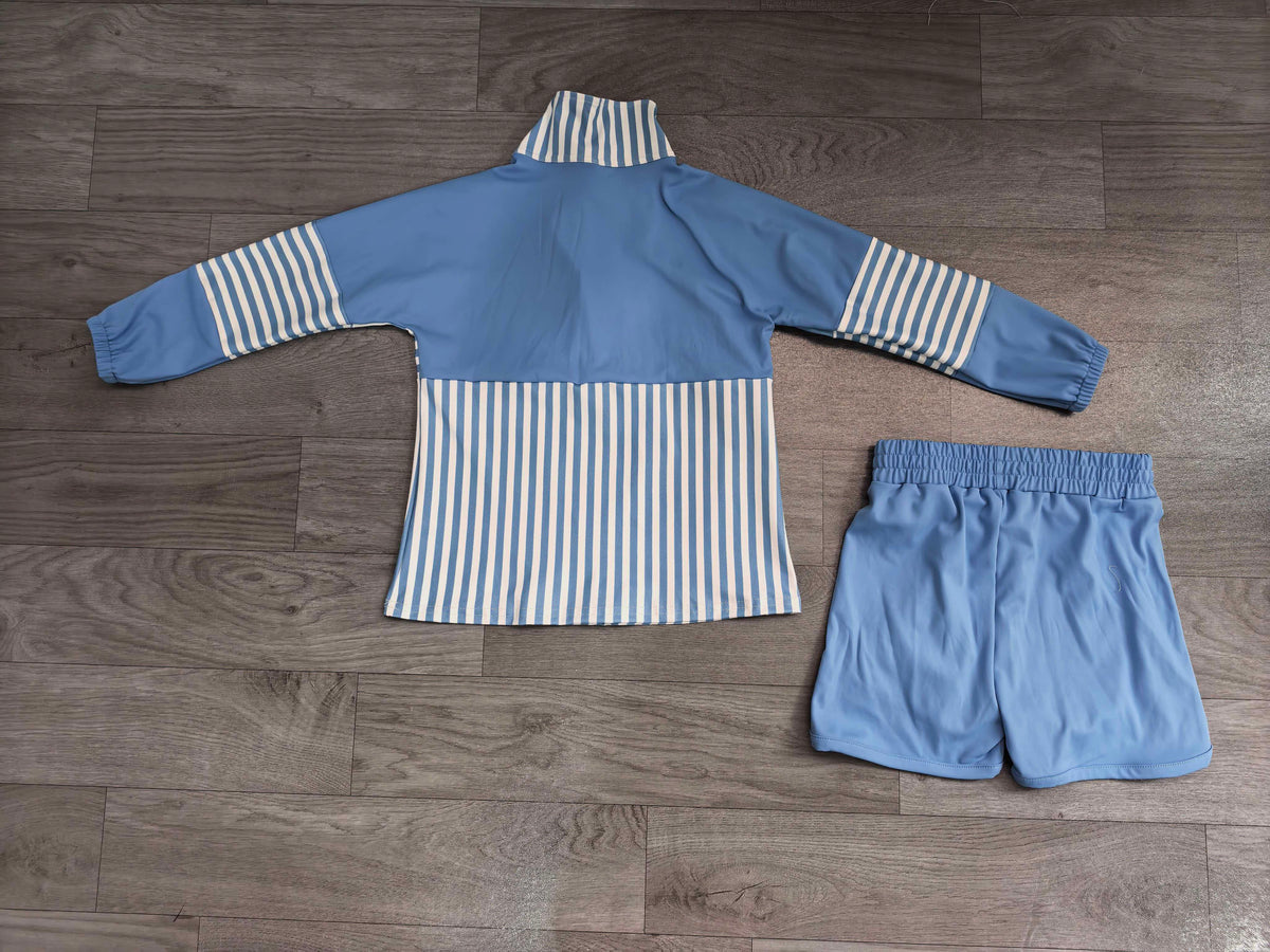 RTS GLS0111 blue Yoga girl summer short outfit 202608
