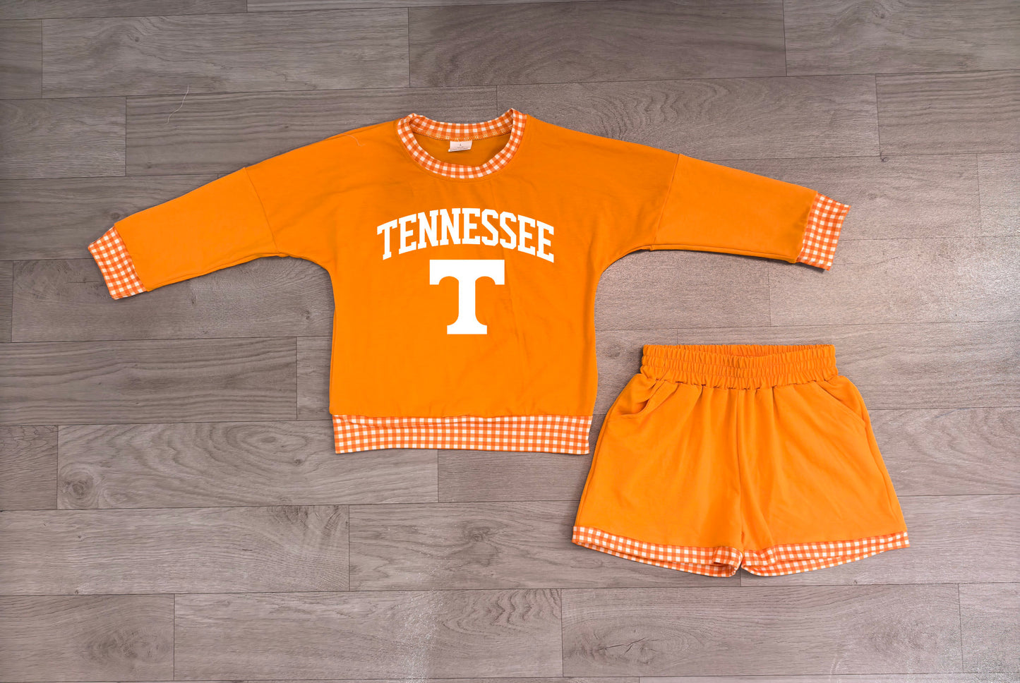 GLS0163 vinyl Tennessee TEAM girl summer skirt outfit 202619 preorder