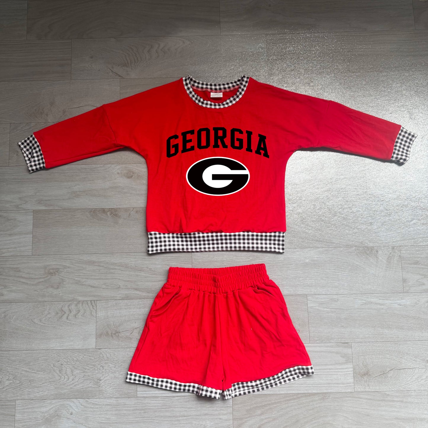 GLS0168 Vinyl red G girl summer skirt outfit 20 2619 preorder