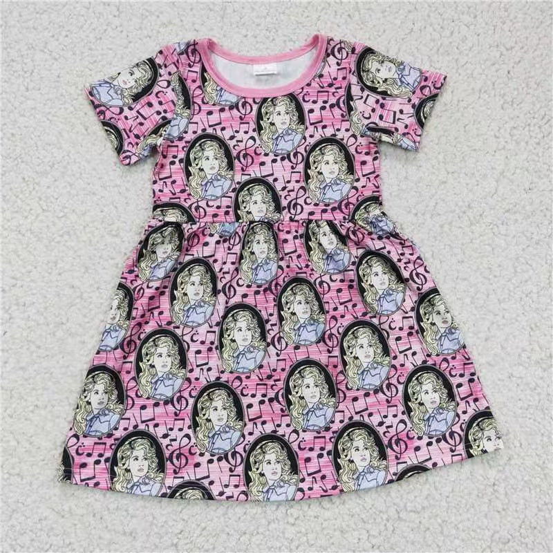 promotion GSD0180 short sleeve Dolly singer girl dress RTS 202 RTS