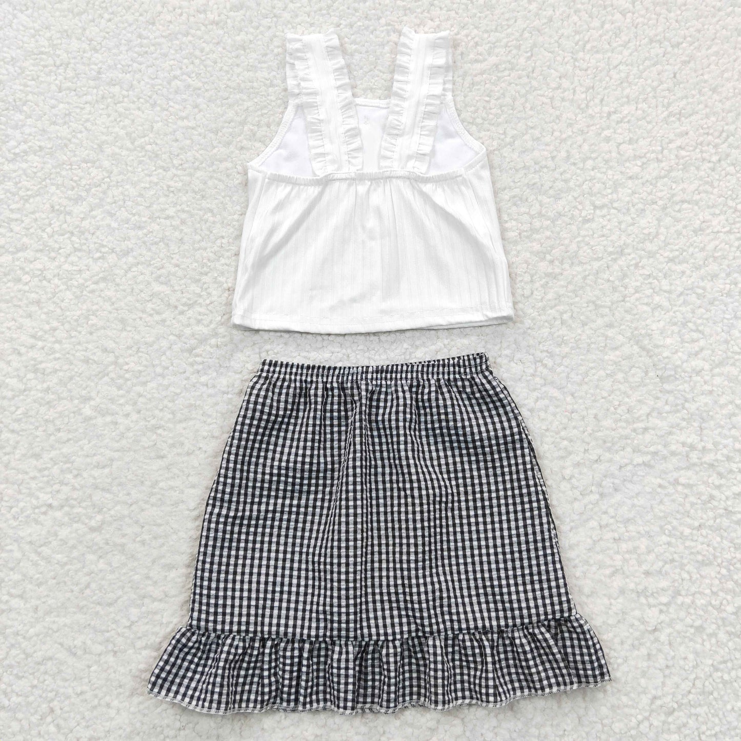 promotion RTS GSD0262 girl short sleeve skirt dress girl outfit 20230425