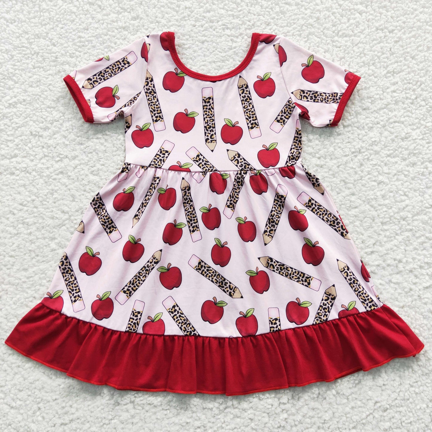 GSD0314 back to school short sleeve girl dress 20230425 RTS