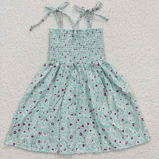 promotion RTS GSD0370 Smock Dress summer strapless tube top dress flower girl dress 20230518