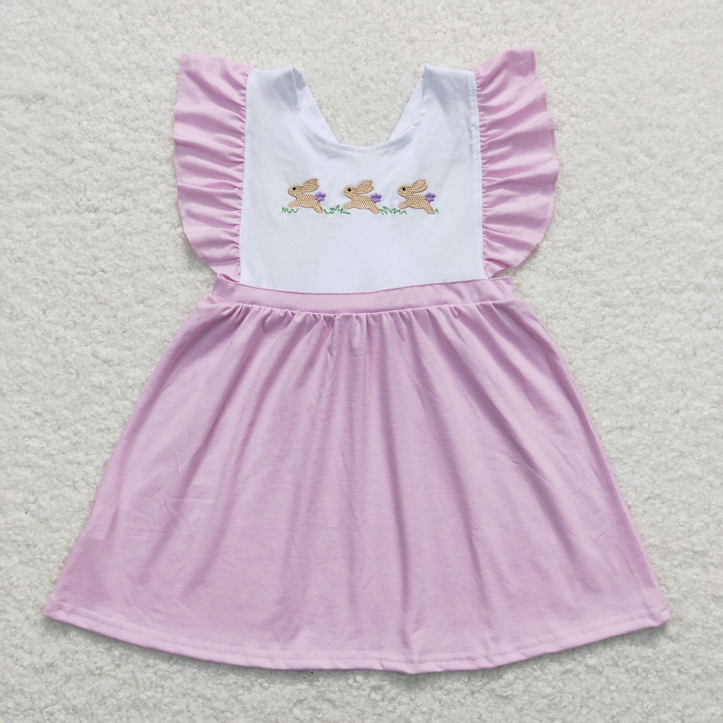 GSD0569 western easter embroidery girl dress 202403 RTS