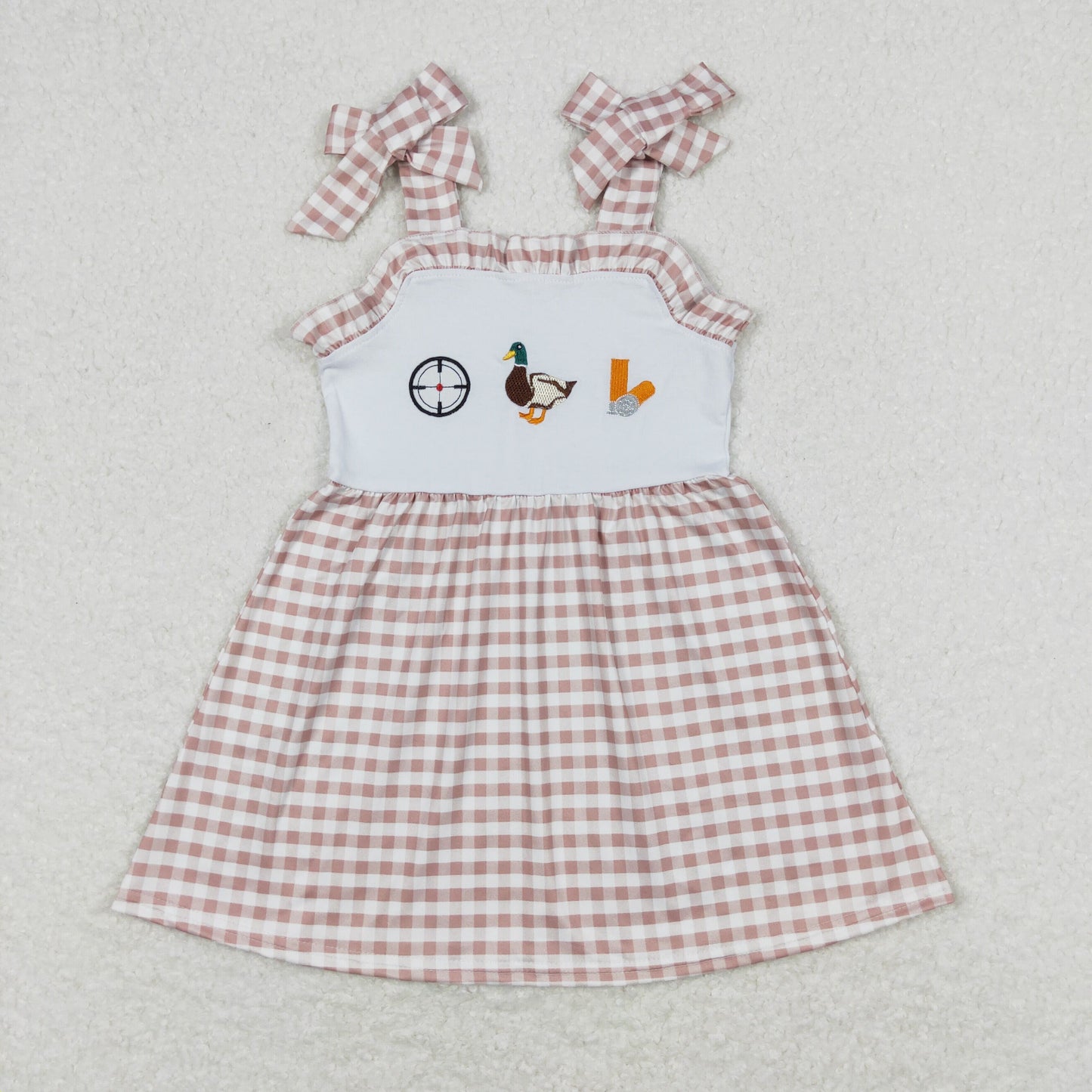 GSD0817 Embroidery duck girl dress 202402 RTS