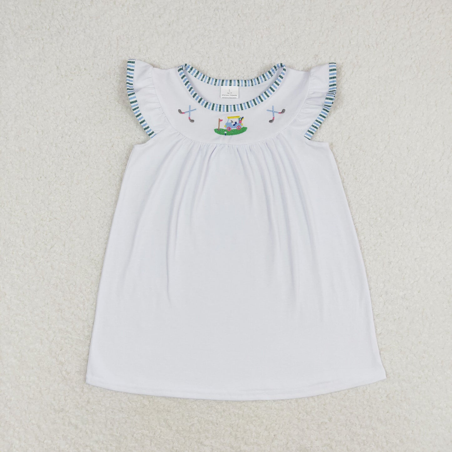 GSD0842 embroidery ship golf girl dress 202405 rts