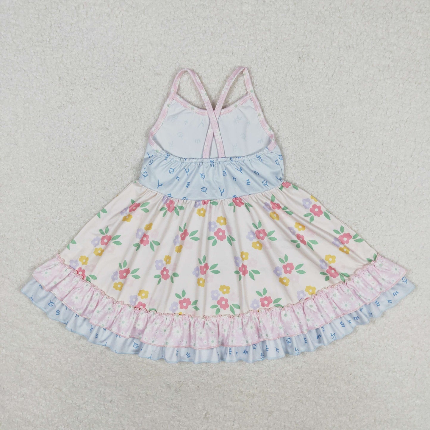 GSD0882 flowers girl dress 202405 RTS