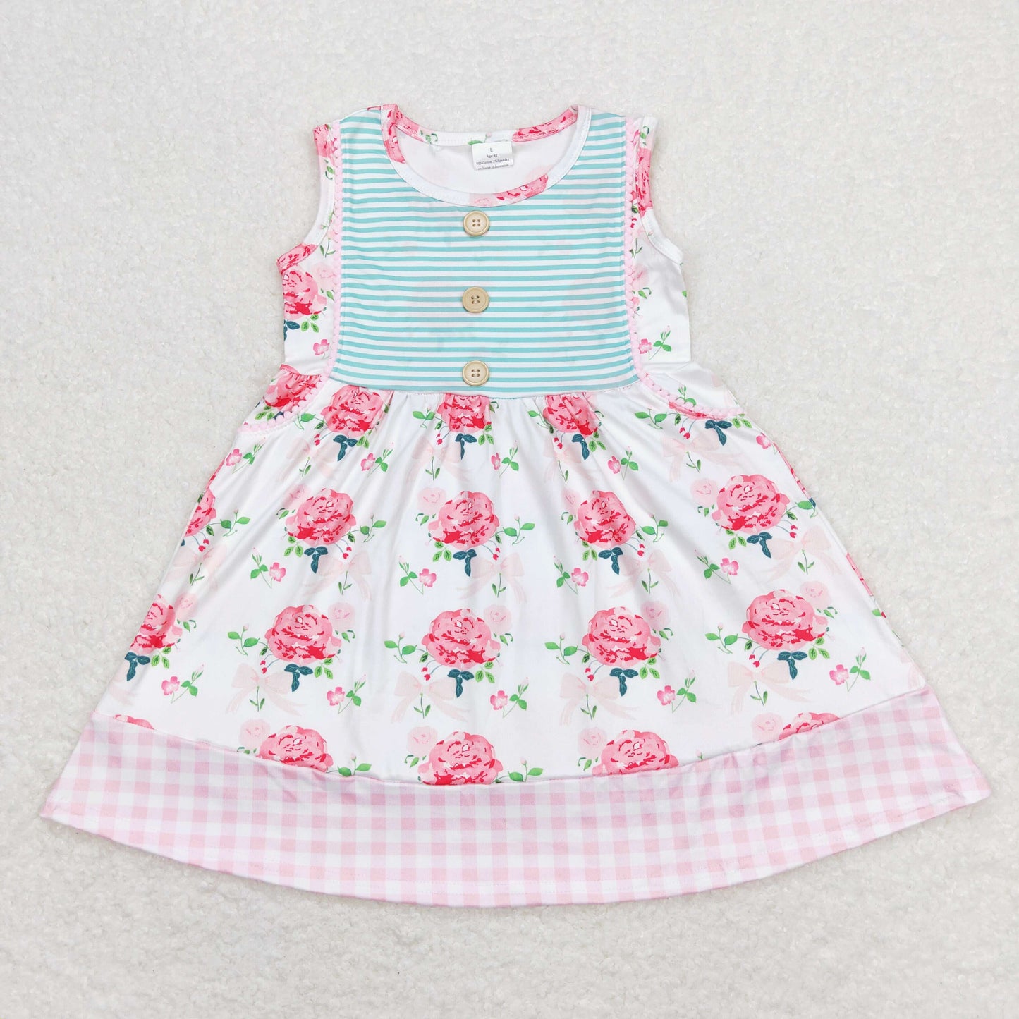 GSD0886 flowers girl dress 202404 rts