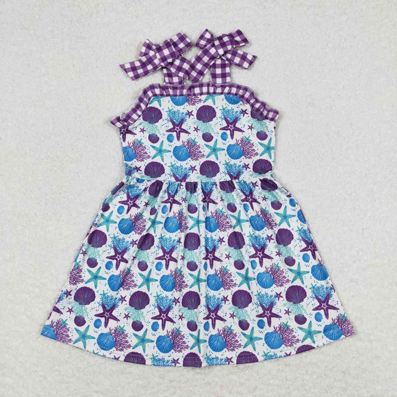 GSD0913 sea star girl dress 202404 RTS