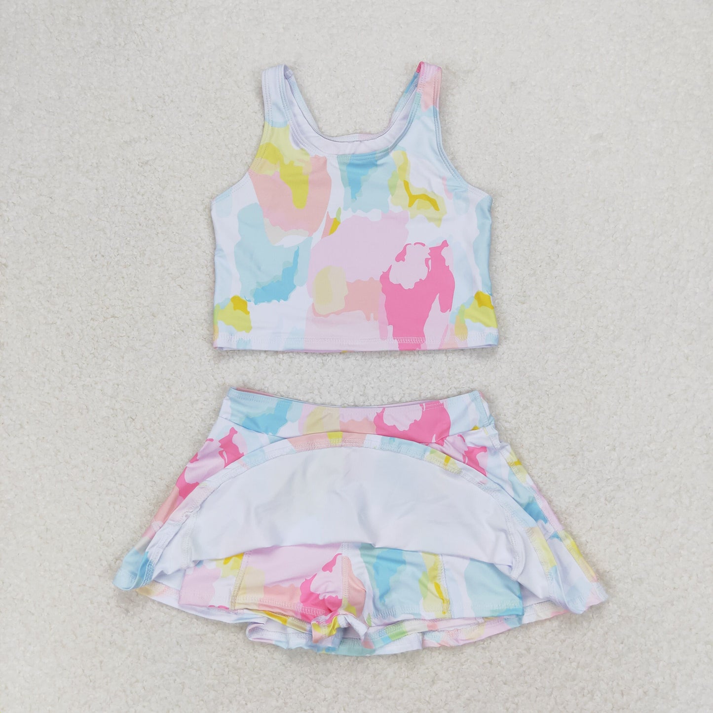 GSD0991 active wear sibling swimsuit yoga girl outfit 202405 RTS