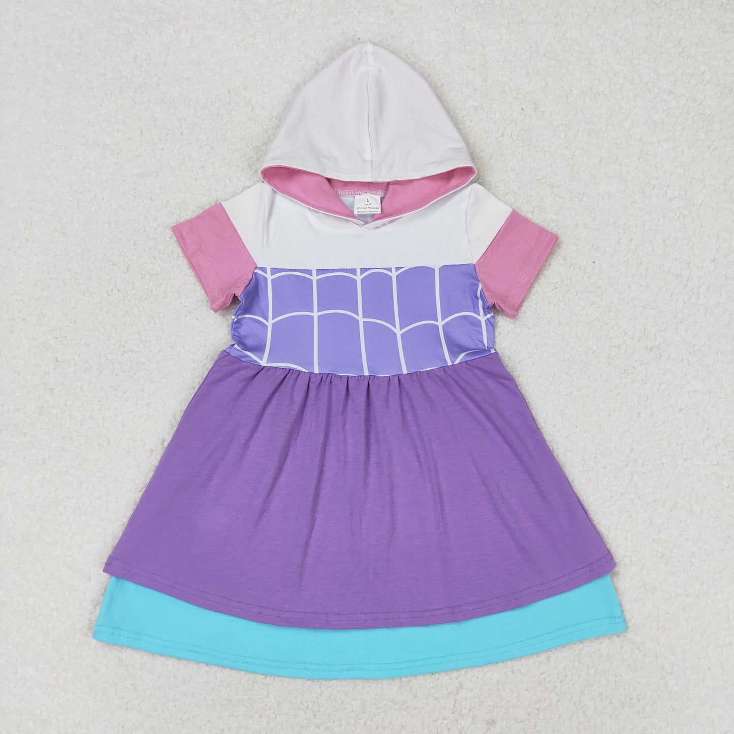 GSD0996 Halloween hoodie short sleeves girl dress RTS 202405