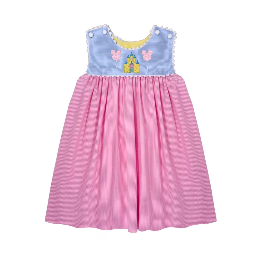 GSD1053 mouse short sleeves girl dress preorder 202403