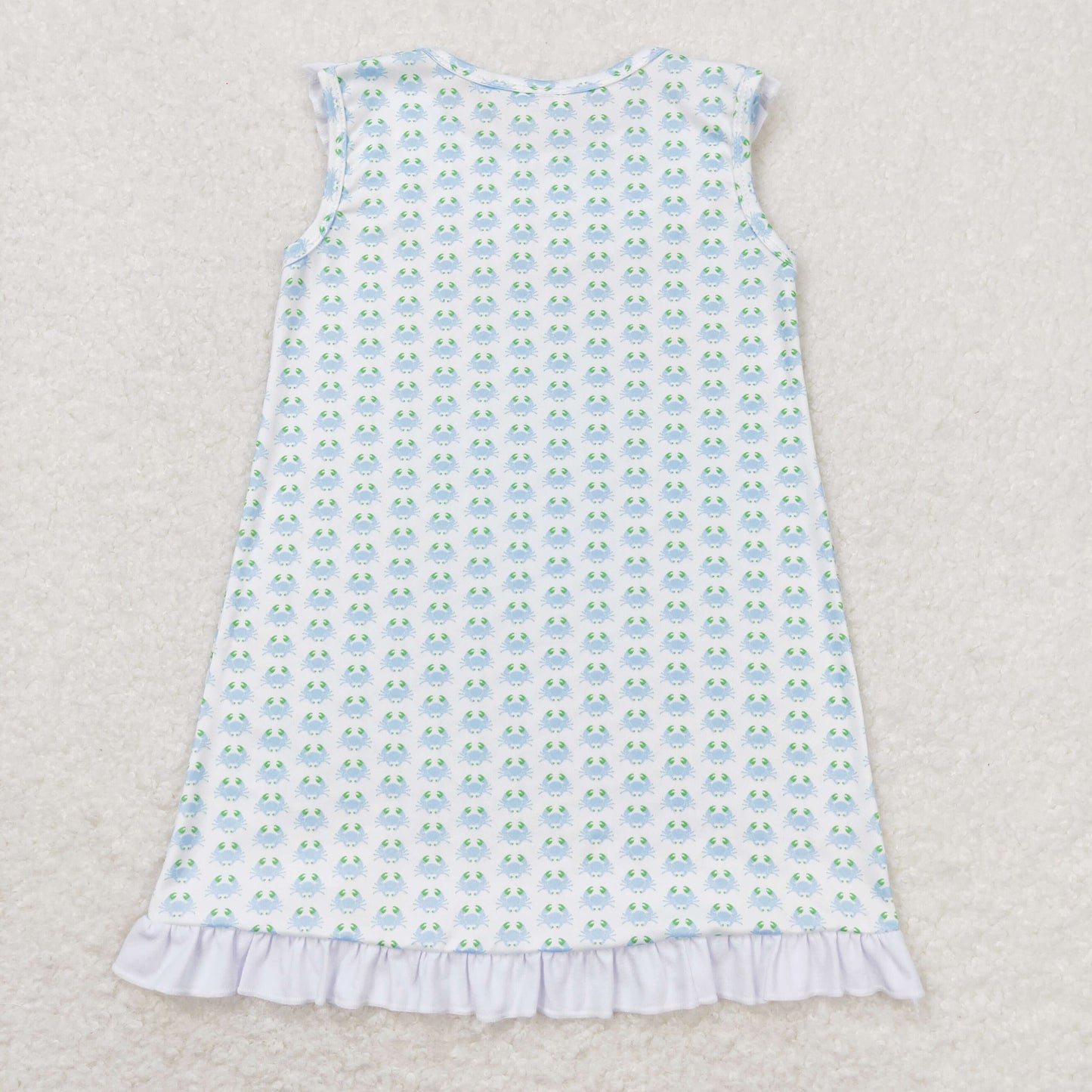 GSD1078 crab spring short sleeves girl dress 202404 RTS