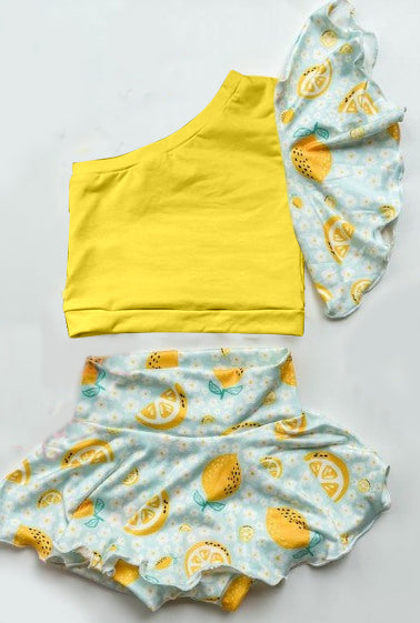 GBO0357 lemon skirt shorts girl outfit 202403 preorder