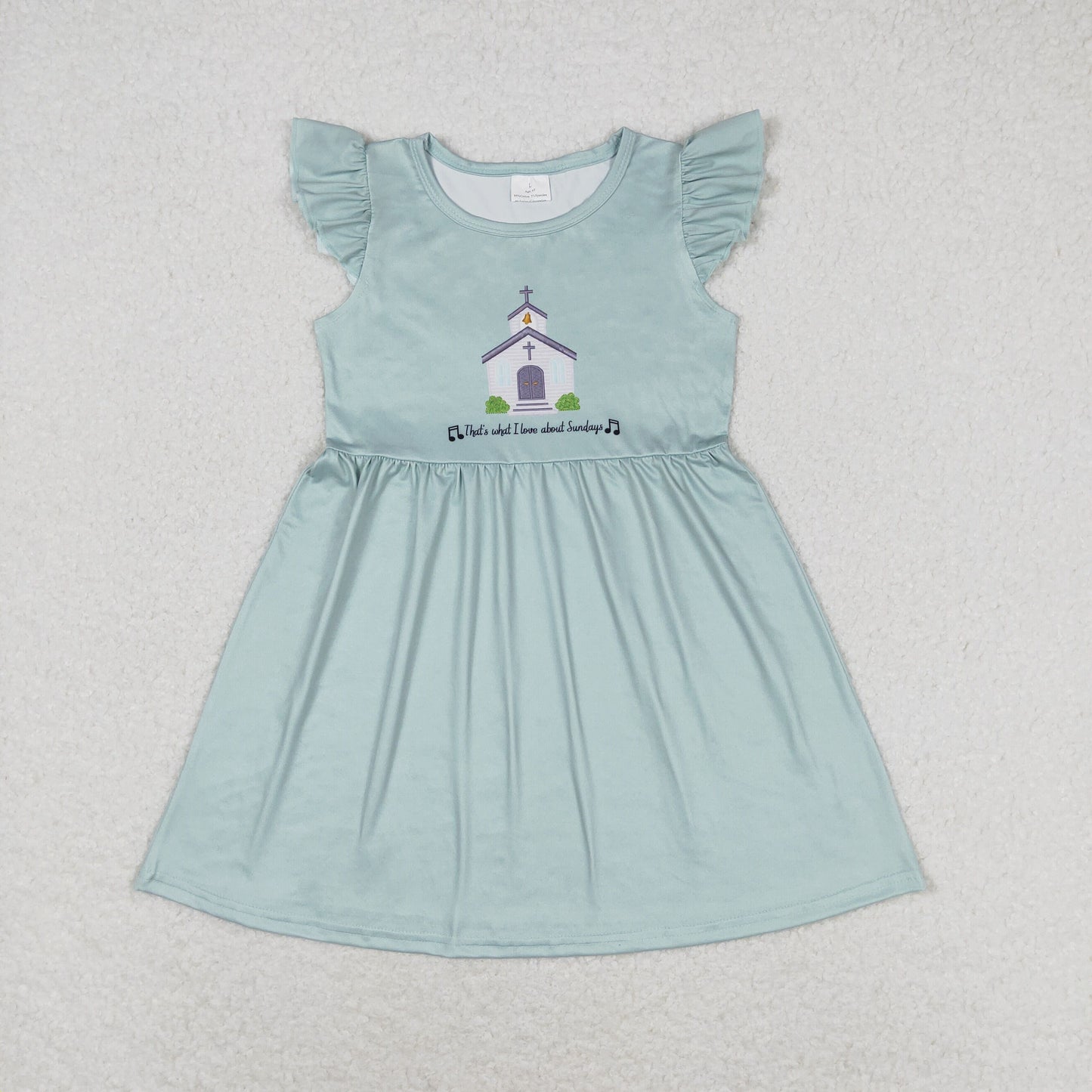 GSD1156 God short sleeves girl dress 202405 RTS