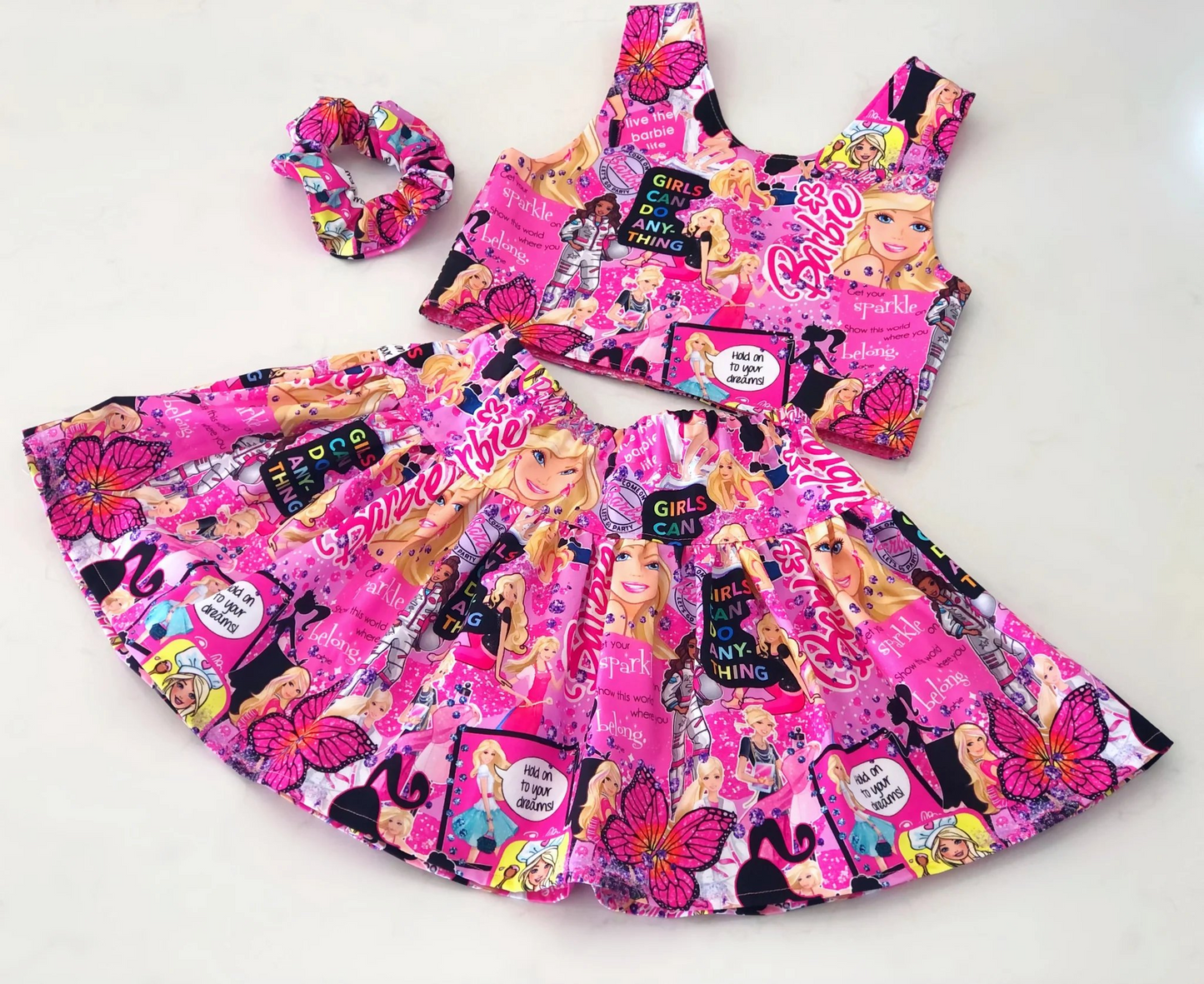 GSD1200 barbie skirt short sleeve girl outfit 202403 preorder