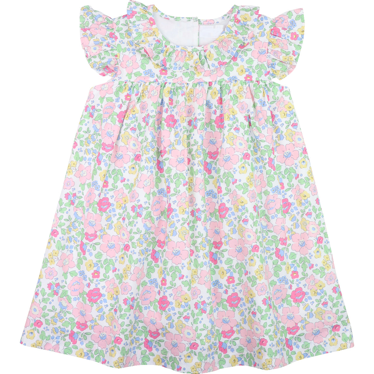GSD1224 flower girl short sleeves girl dress preorder 202403