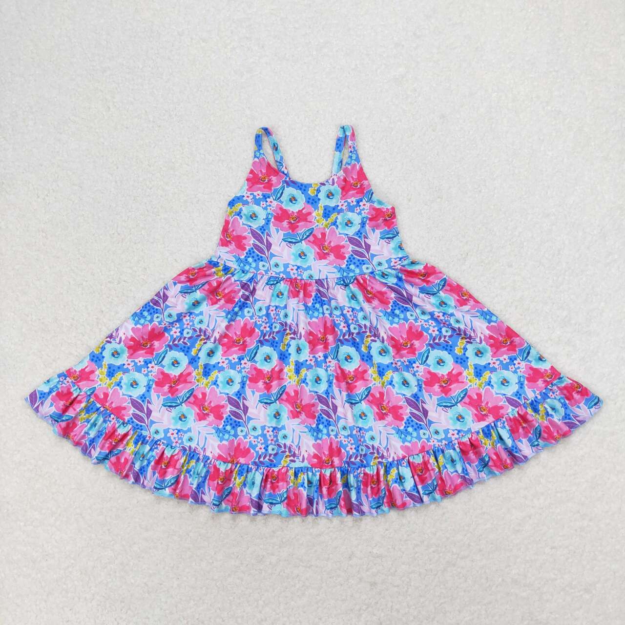 GSD1226 flower girl short sleeves girl dress 202406 RTS