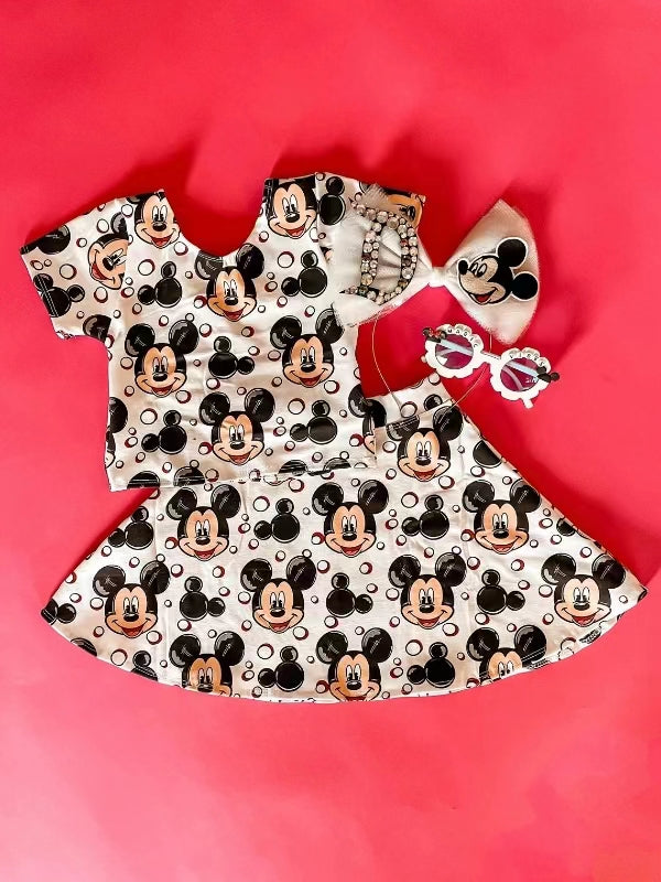 GSD1280 mouse skirt short sleeve girl outfit 202404 preorder