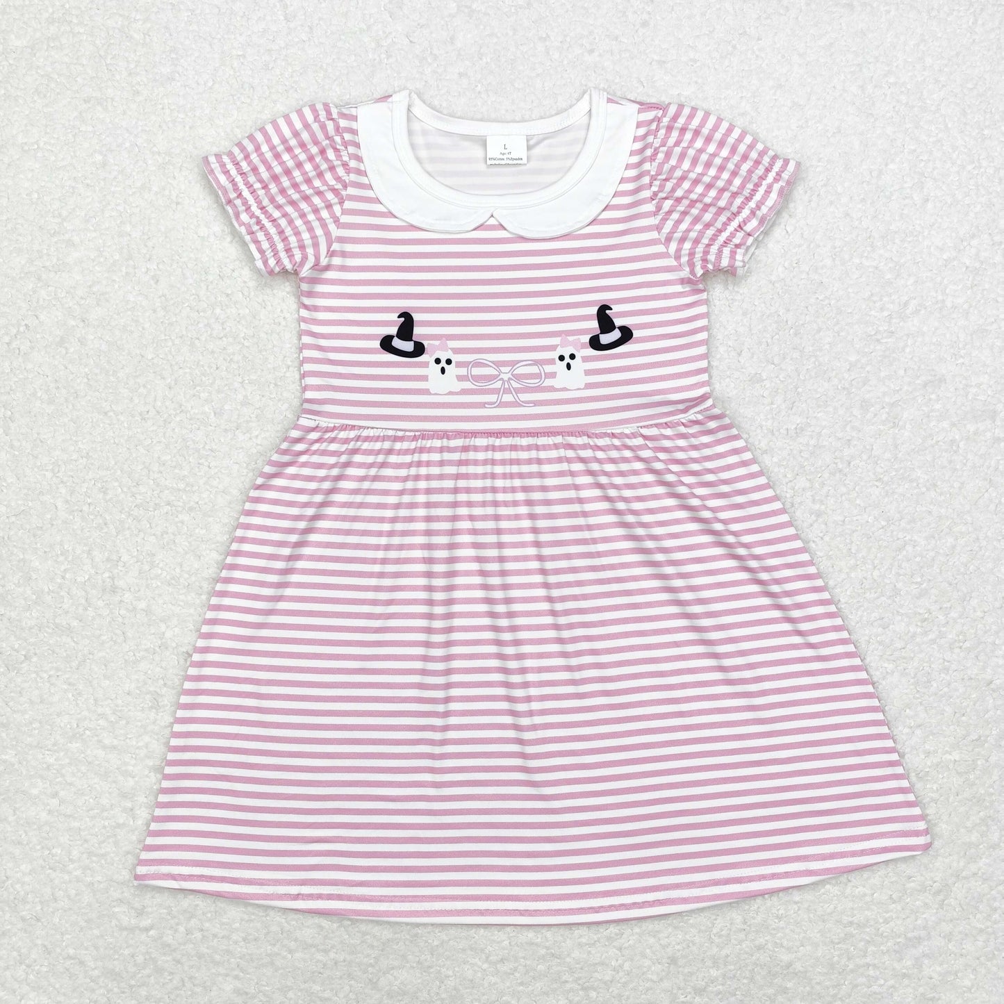 Halloween boo sibling GSD1362 girl dress 202408 RTS