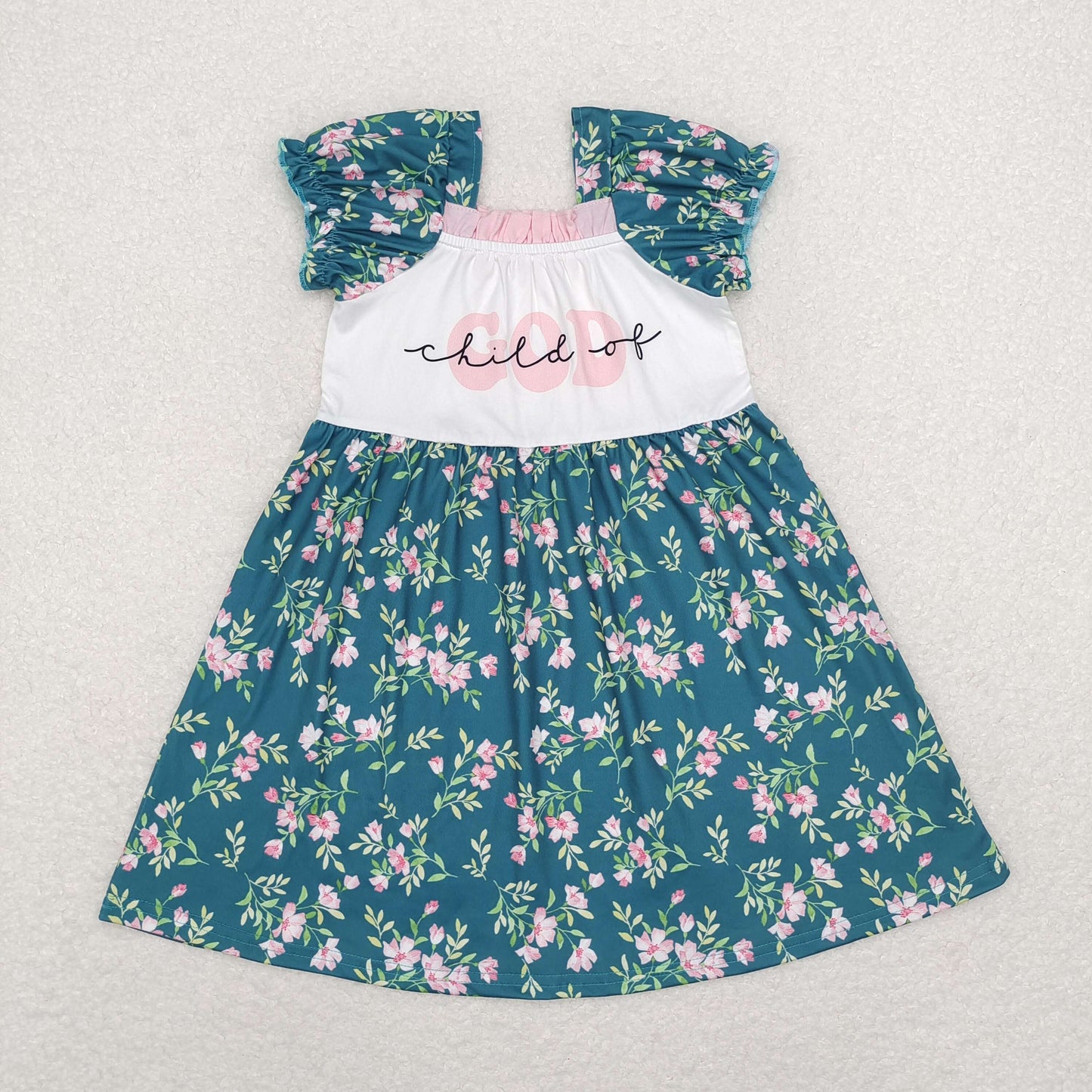 God flower GSD1388 girl summer shorts dress 202408 RTS