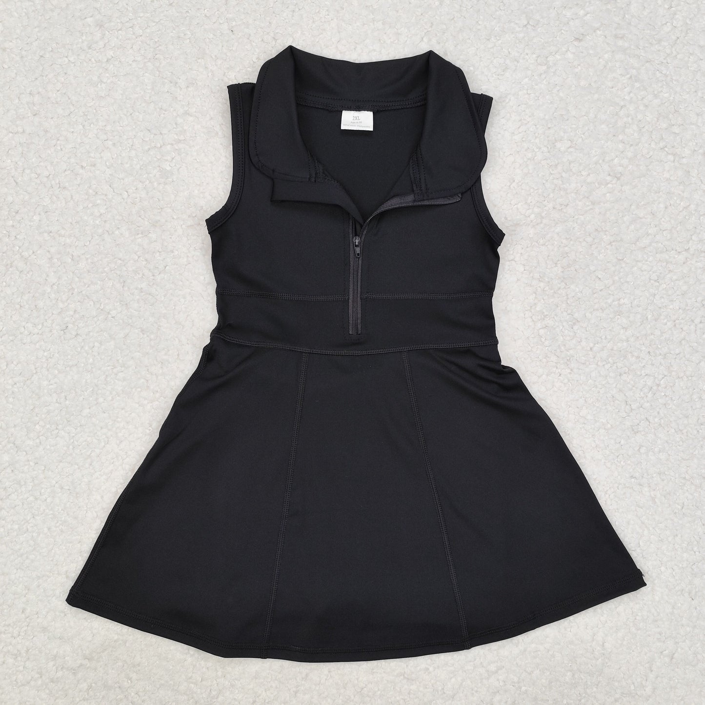 black sports yoga Swimsuit GSD1428 girl summer shorts dress outfit 202411 RTS