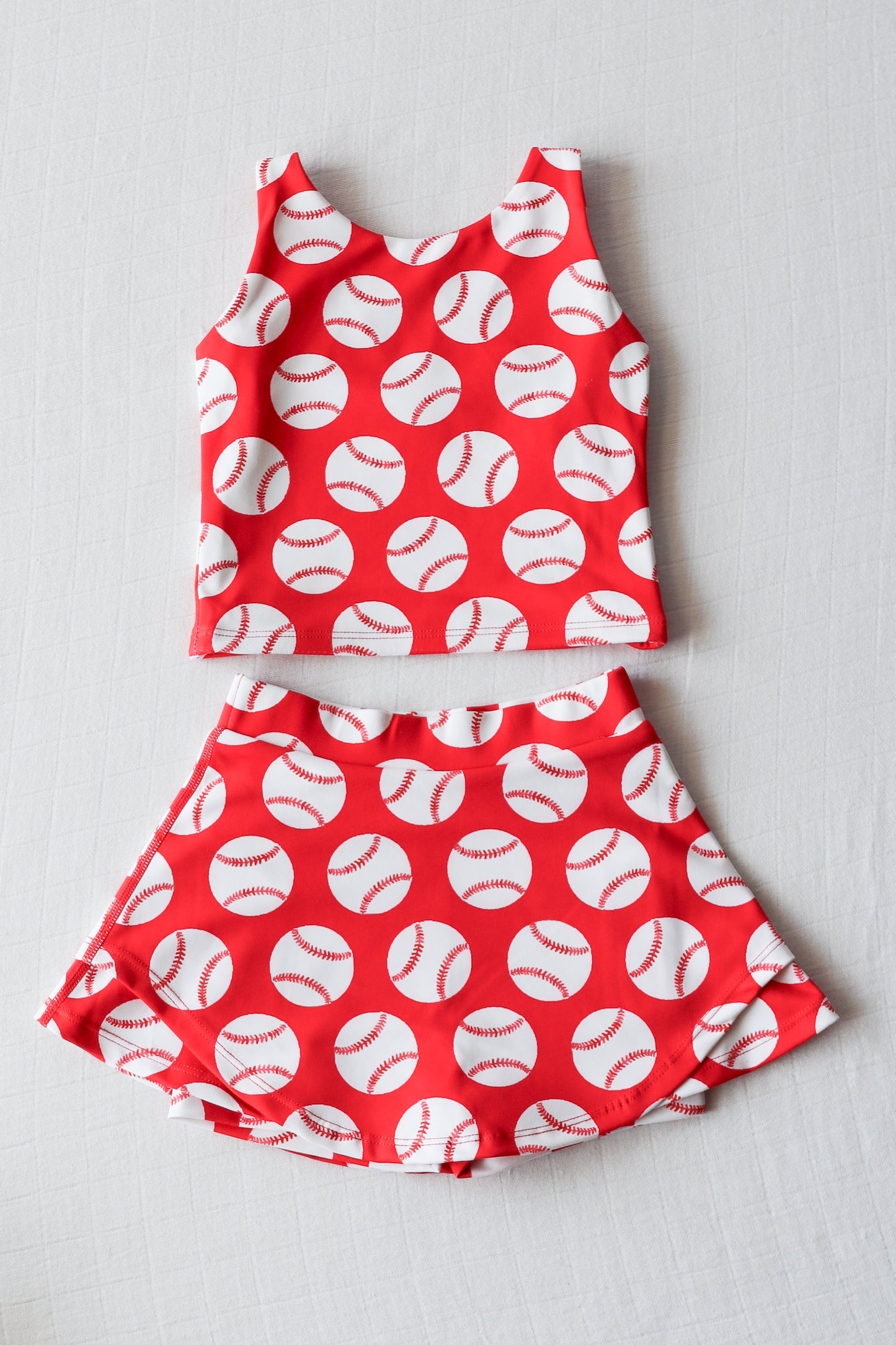 CUSTO Moq3 GSD1466 baseball sports shorts sleeve girl skirt shorts outfit