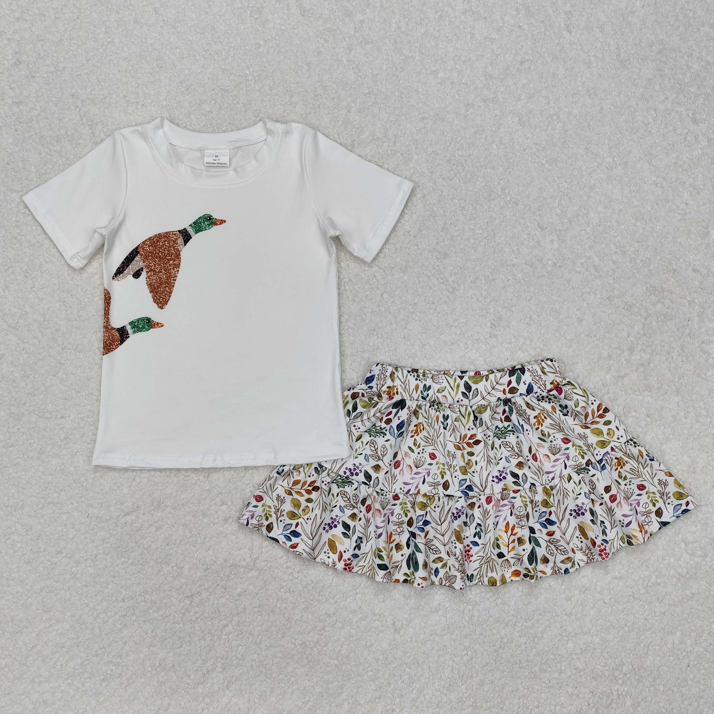 GSD1546 duck hunting skirt summer girl outfit 202501 RTS