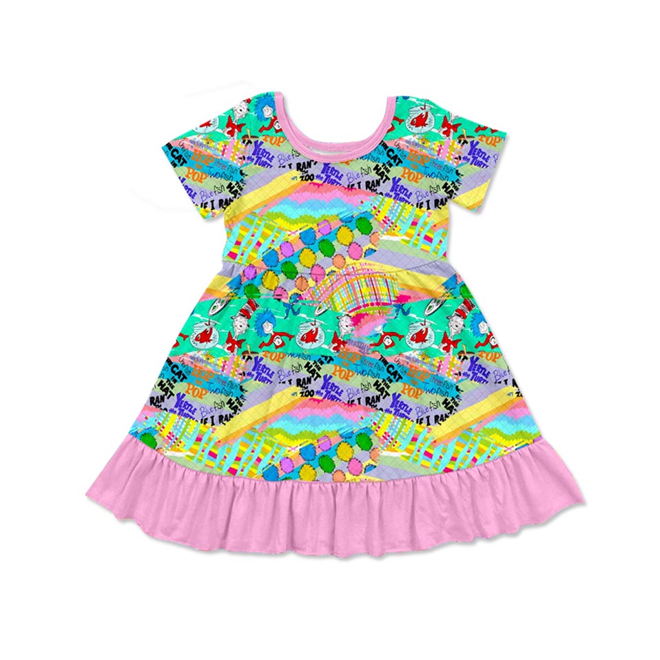 GSD1646 hat cat DR Reading western girl dress 202501 preorder