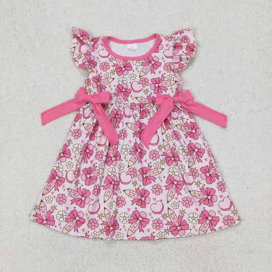 GSD1820  back to school short sleeves girl dress  202503 RTS