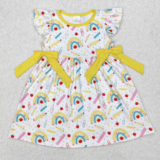 GSD1823  back to school bus  girl dress r 202503 RTS